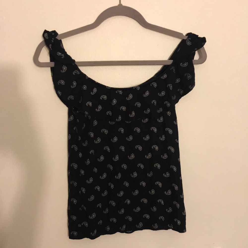 off the shoulder black summer shirt!!